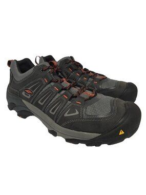 Keen Utility Men's Boulder 1018654 Low Steel Toe Work Shoe Gray Size 14D